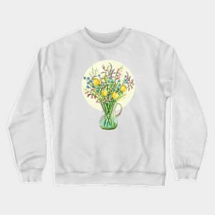 Flowers to Make Your Day Crewneck Sweatshirt